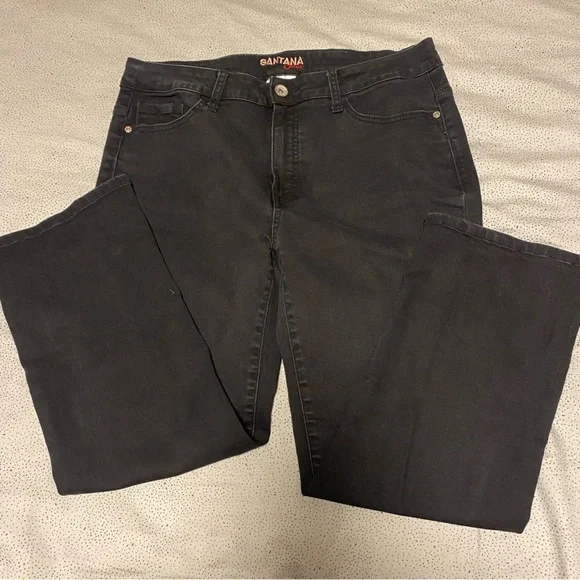 Straight Leg Black Denim Jeans - Picture 8 of 8